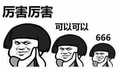 厲害厲害，可以可以，666