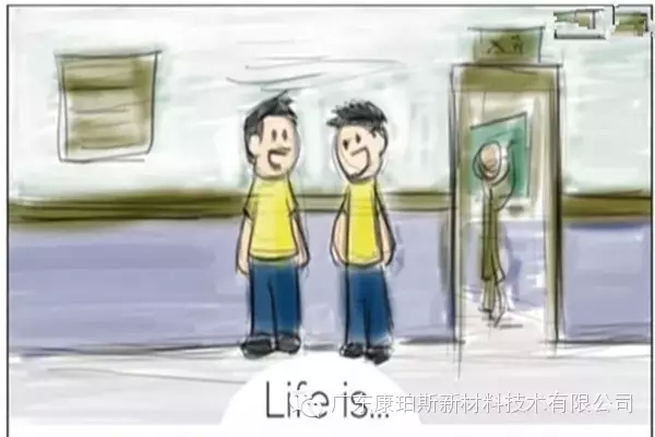 人生就是。。。 和好朋友在教室外面一起罰站